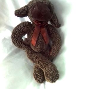 Vintage Russ plush black sheep lamb 14"